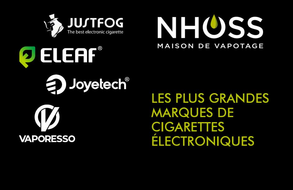 Les plus grandes marques de cigarettes électroniques
