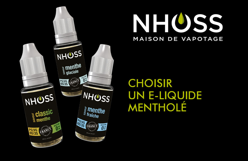 Choisir un e-liquide mentholé
