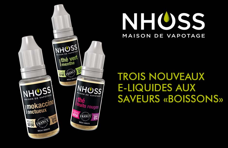 Nouvelles saveurs de e-liquides BOISSONS