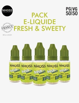 Pack e liquides frais Fresh & Sweety Nhoss