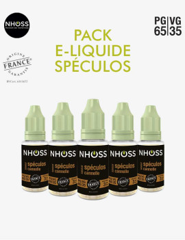 Pack e liquides gourmand Spéculos cannelle Nhoss