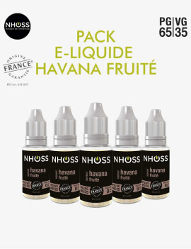 Pack e liquides Havana fruité Nhoss