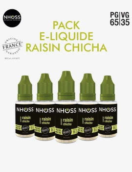 Pack e liquide raisin chicha Nhoss