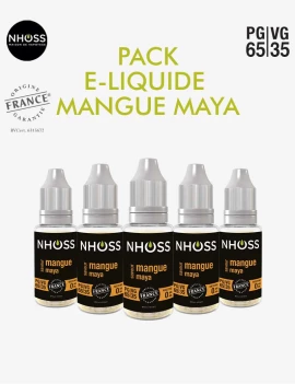 Pack e liquide mangue maya Nhoss