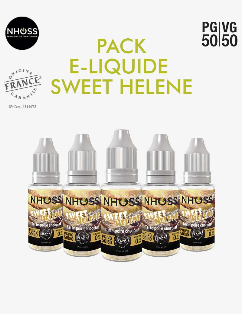 Pack e liquides gourmand Sweet Helene Nhoss Pack e liquides gourmand Sweet Helene Nhoss