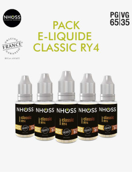 Pack e liquides Classic RY4 Nhoss