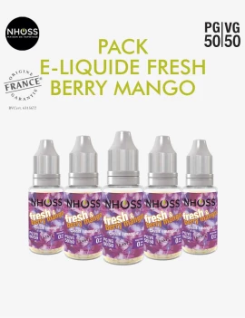 Pack e liquides frais Fresh & Berry Mango Nhoss