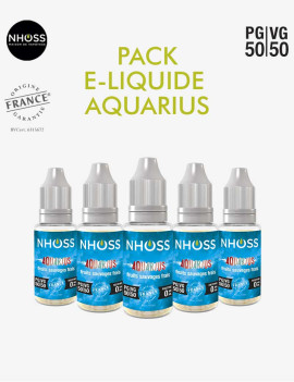 Pack e-liquides Aquarius Nhoss