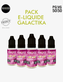 Pack e liquides frais Galactika Nhoss