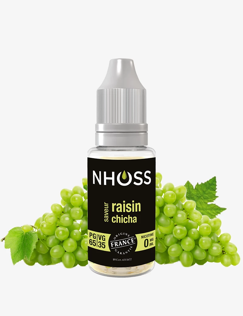 Eliquide RAISIN CHICHA pour cigarette électronique à 5,90€ les 10 ml