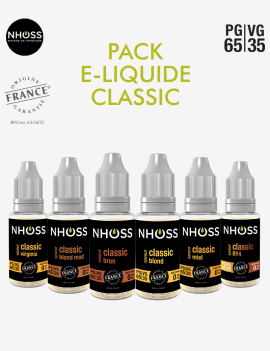 PACK E-LIQUIDE CLASSIC