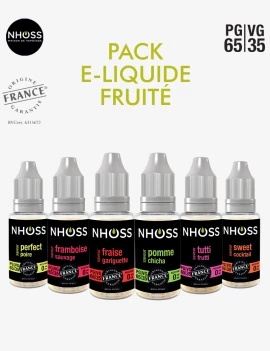 PACK E-LIQUIDE FRUITÉ