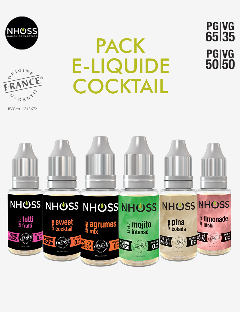 Pack E liquide Cocktail
