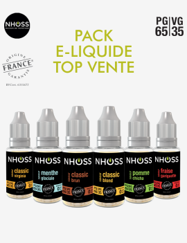 PACK E-LIQUIDE TOP VENTE