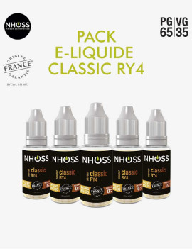 PACK E-LIQUIDE CLASSIC RY4