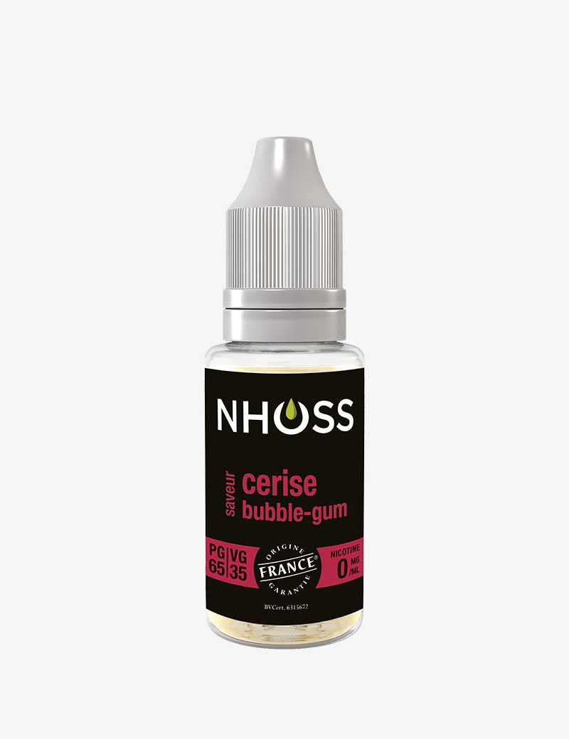 E-liquide Cerise Bubble-gum Nhoss