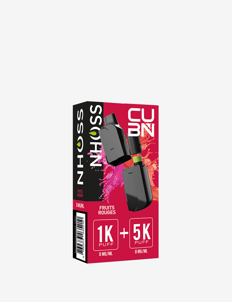 Cartouche CUBN Fruits rouges Nhoss Cartouche CUBN Fruits rouges Nhoss