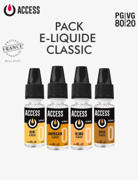 Pack e liquides classic access