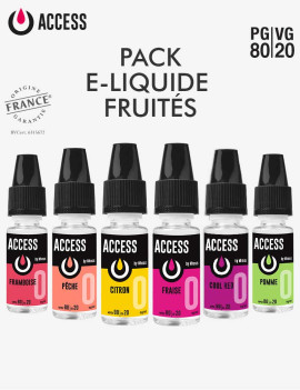Pack e liquides fruités Access