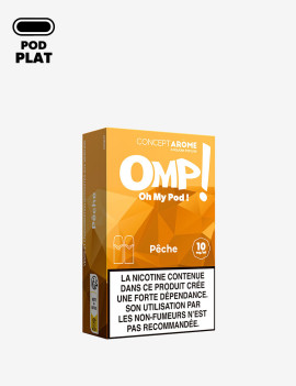 Cartouche Pêche OMP! (boîte de 2) | Concept Arôme