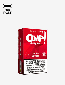 Cartouche Fruits rouges OMP! (boîte de 2) | Concept Arôme