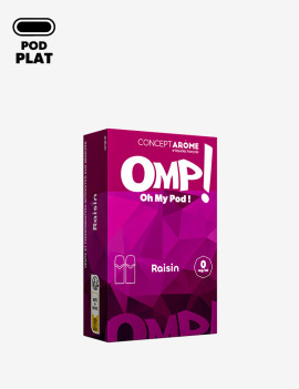 Cartouche Raisin OMP! (boîte de 2) | Concept Arôme