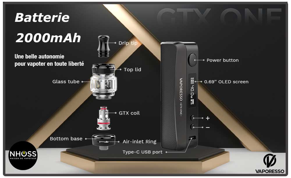 cigarette électronique GTX ONE Vaporesso