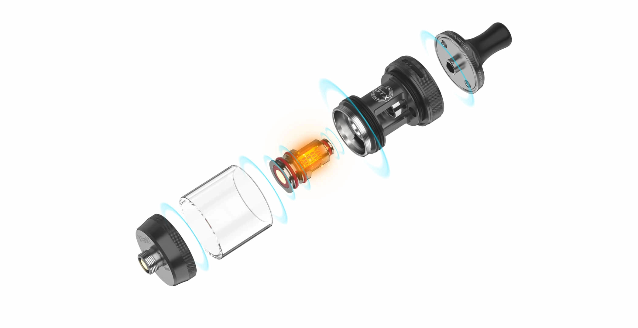 Vue éclatée XTank T Vaporesso