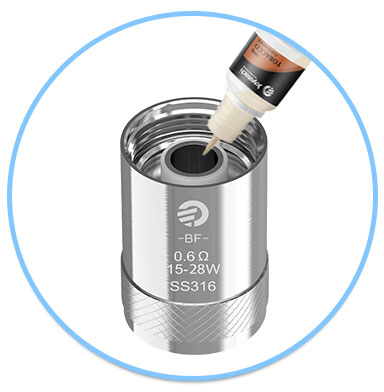 remplissage ego aio justfog