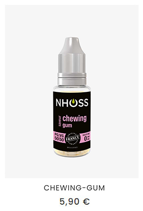 e liquide Chewing gum