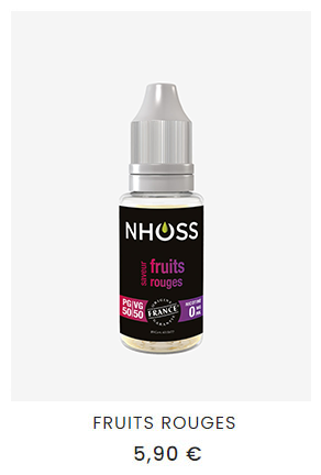 e liquide fruits rouges