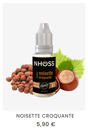 e-liquide cassis noisette croquante