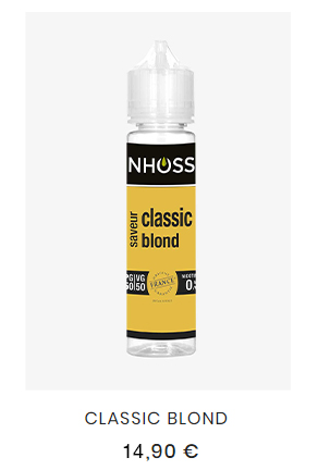 e liquide classic blond 50ML