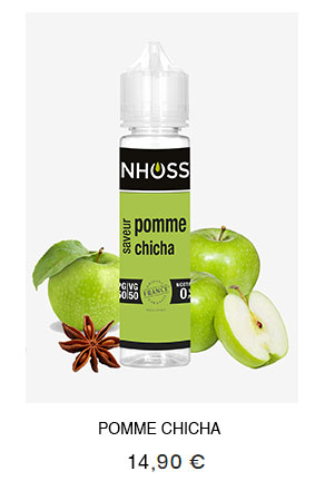 e liquide pomme chicha 50ML