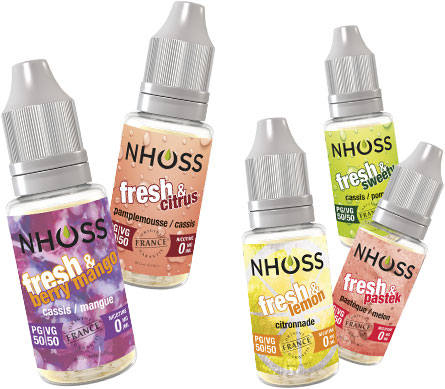Gamme e liquides Fresh