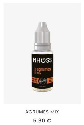 E liquide Agrumes mix