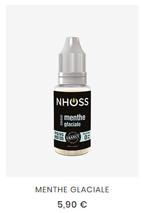 e liquide menthe glaciale