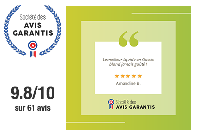 avis e-liquide classic blond 50ML