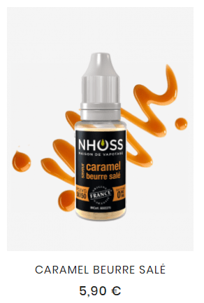 e liquide caramel