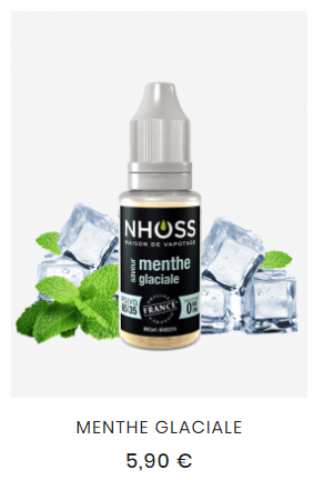 e liquide menthe glaciale