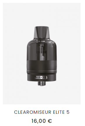 Clearomiseur Elite 5 Nhoss