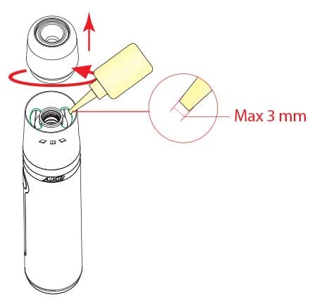 Nhoss Calipso remplissage e-liquide