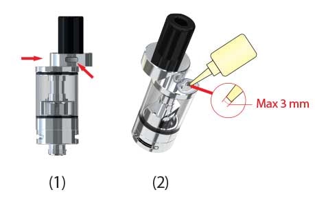 remplissage e-liquide swave