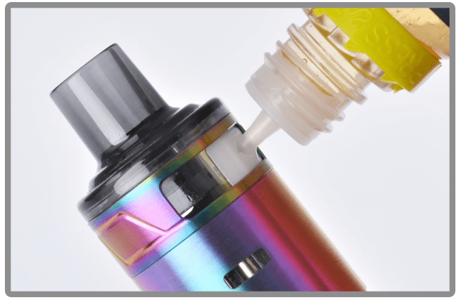 remplissage e-liquide tubeo