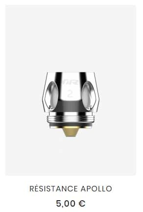 résistance apollo