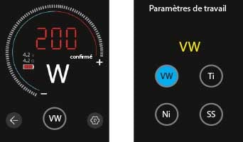 pulsar mode confirmé paramètre de travail