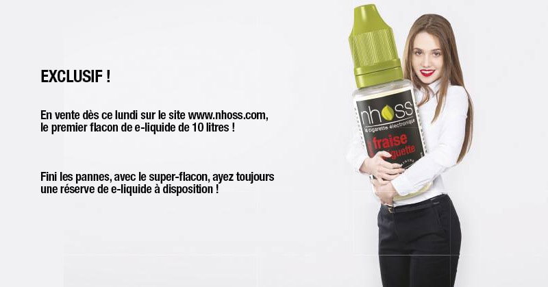 e-liquide flacon 10 litres