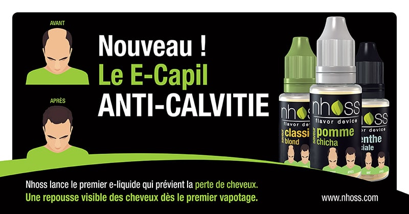 e-liquide anti chute de cheveux