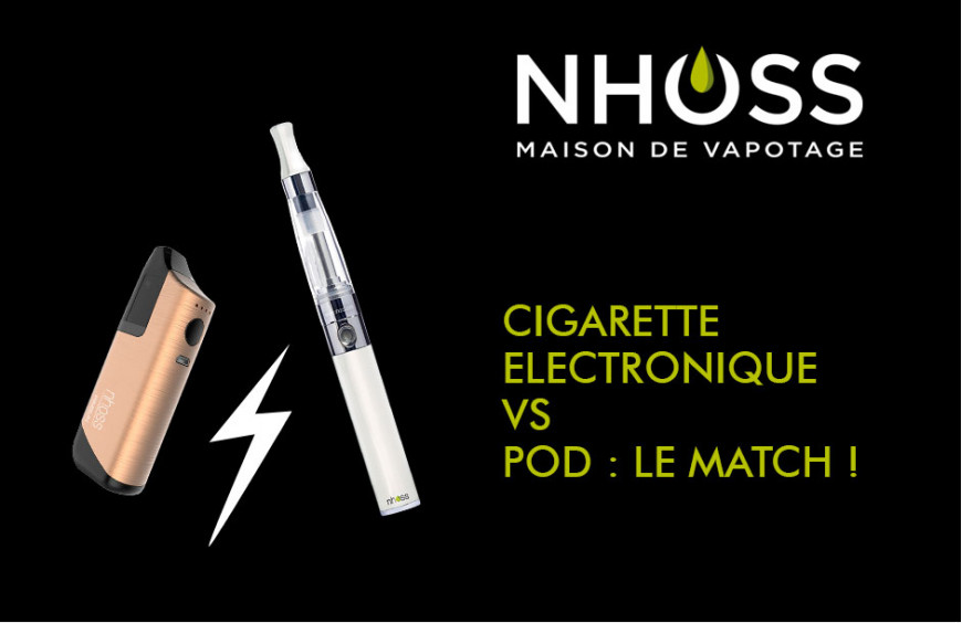 Cigarette électronique VS pod : le match !